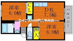 サンパティック原尾島の物件間取画像